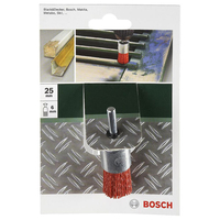 Bosch 2608622114 Wire Pencil Brush Ø 15mm Steel Wire 0.2mm Shank Ø 6mm