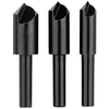 Bosch 2609255124 Countersink Set 8/10/12mm Tool Steel Straight Sha...