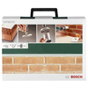 Bosch 2609255629 Hole Saw Set TC-Grit 33 to 83mm 5-pieces & Arbor/...