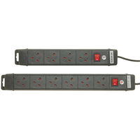Brennenstuhl 1951163100 Premium Line 6 Way Extension Lead 3.0m Black