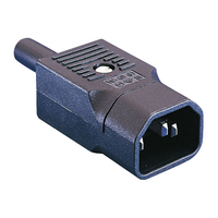 Bulgin PX0686 IEC Male Connector Screw Terminal 250V 10A Straight