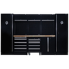 BUNKER® 04398 Modular Storage Combo with Hardwood Worktop (16pc)