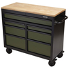 BUNKER® 08221 Workbench 7 Drawer Roller Tool Cabinet 41" Green