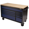 BUNKER® 08237 Workbench 10 Drawer Roller Tool Cabinet 56" Blue