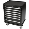 BUNKER® 29779 Modular 7 Drawer Mobile Cabinet 646 x 458mm Black
