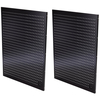 BUNKER® 33212 Modular Corner Unit Pegboard Back Panels 795mm (Pair)