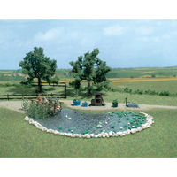 Busch 1210 HO Garden Pond Set