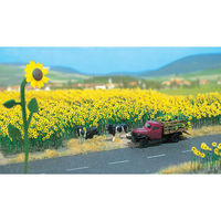Busch 6003 HO Sunflower Field - Includes 60 Sunflowers