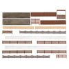 Busch 6017 HO Fences,  Walls and Gates
