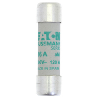Bussman C10M16 16A AM 500Vac 10x38mm Cylindrical Fuse