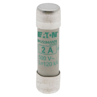 Bussman C10M2 2A AM 500Vac 10x38mm Cylindrical Fuse