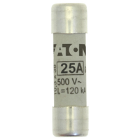 Bussmann C10G25 25A GG 500Vac 10x38mm Cylindrical Fuse