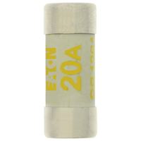 Bussmann C1520 20A 240V Yellow Consumer Unit Fuse Link