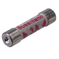Bussmann C180-3A 3A 240VAC BS1362 Fast Acting Plug Top Fuse