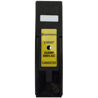 Bussmann CM32F 32A 690Vac HRC Black Fuse Holder