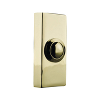 Byron 2204 Wired Doorbell Additional Chime Bell Push Brass