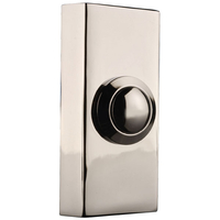 Byron 2204BC Wired Doorbell Additional Chime Bell Push Chrome