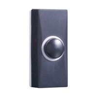 Byron 7900 Wired Doorbell Additional Chime Bell Push Black