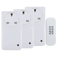 Byron SF-500S/3UK Smarthome Remote Control Socket Kit 3 Piece