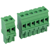 CamdenBoss CTB92VG/6R 6 Way 12A Pluggable Vertical Free Plug Rever...