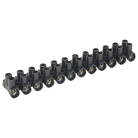 CamdenBoss CTSOS433 41A Easy Break Black Terminal Strip