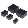 CamdenBoss RTM114-BLK/1 Open Potting Boxes Black 75 x 75 x 40mm 10...