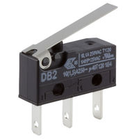 Cherry DB2C-B1LC Microswitch SPDT 10A 250V AC,  Medium Lever,  Q.C.