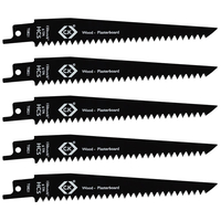 CK Tools T0821 Reciprocating Saw Blades x 5,  6 tpi