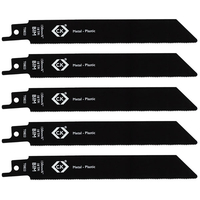 CK Tools T0822 Reciprocating Saw Blades x 5,  18 tpi