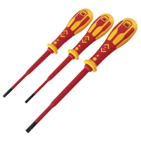 CK Tools T49244-040 Dextro VDE Slim Screwdriver SL 4, 0 x 100 mm