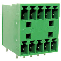 CTBDD93HE/3 3 Way Double Decker Pluggable Side Entry Header 3.81mm...
