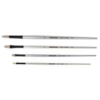 Daler Rowney Graduate Bristle Filbert Long Handled Brush Size 8