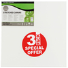 Daler Rowney Simply Canvas Pack of 3 - 30 x 40cm / 12 x 16 Inch