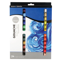 Daler Rowney Simply Gouache 24 x 12ml Set
