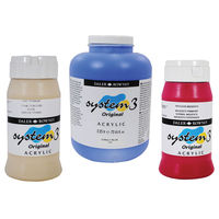 Daler Rowney System 3 Acrylic Paint Silver (500ml)