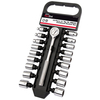 Draper Redline 68928 3/8" Sq. Dr. MM/AF Combined Socket Set (19 Piece)