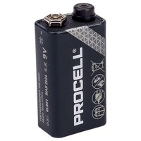 Duracell PC1604 Procell 9V Alkaline Manganese Battery Box of 10