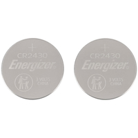 Energizer 637991 Size CR2430 Lithium Coin Cell (Pack of 2)