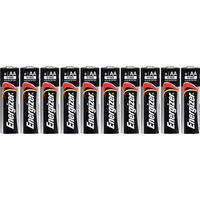 Energizer E300172900 Size AA Alkaline Battery (Pack of 10)