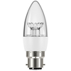 Energizer® S8854 LED BC (B22) Clear Candle Dimmable Bulb,  Warm Whi...