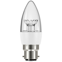 Energizer® S8854 LED BC (B22) Clear Candle Dimmable Bulb,  Warm Whi...