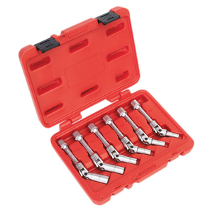 Extra-long Glow/spark Plug Socket Set 6pc 3/8"sq Drive