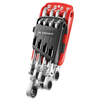 Facom 467F.JPU8 Imperial Hinged Ratcheting Wrench Set 5/16"-3/4" -...