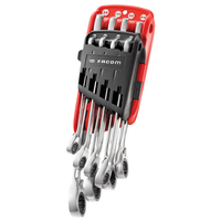 Facom 467.JPU8 Imperial Ratcheting Wrench Set 5/16" - 3/4" - 8 Piece