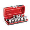Facom RXPICO 1/4in Drive 6-Point Hex Metric Socket Set,  11 Piece