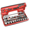 Facom S.360DBOX1 Metric Socket Set Of 18 1/2in Drive