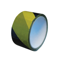 Faithfull 00225033BYTBS Economy Self-Adhesive Hazard Tape Black/Ye...