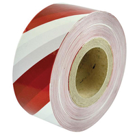 Faithfull 002570250RWTB Heavy-Duty Barrier Tape Red & White 70mm x...