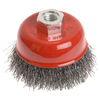 Faithfull 0106014130 Wire Cup Brush 60mm M14x2,  0.30mm Steel Wire