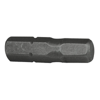 Faithfull 14004 Hex S2 Grade Steel Screwdriver Bits 3 x 25mm (Pack 3)